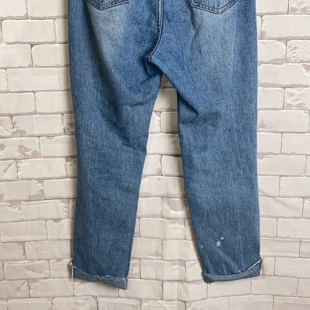 Momokrom Distressed Jeans - Raw Hem - Size 10 see measurements